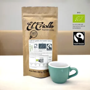 Café Doble Label Eco y Fairtrade 100% Arábica de tueste natural