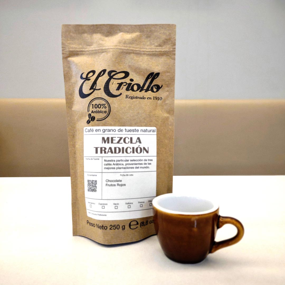 cafe mezcla tradicion en grano natural cafes el criollo
