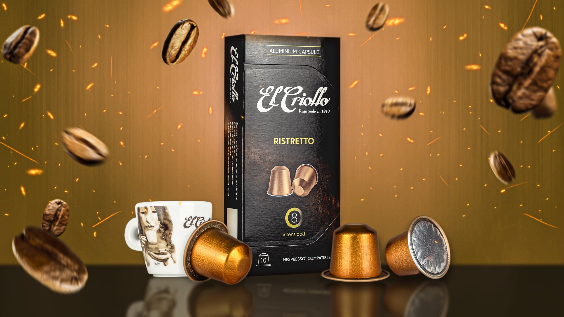 capsulas compatibles nespresso Ristretto con taza