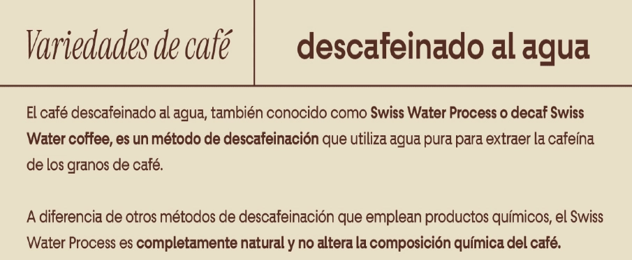 metodo descafeinado al agua