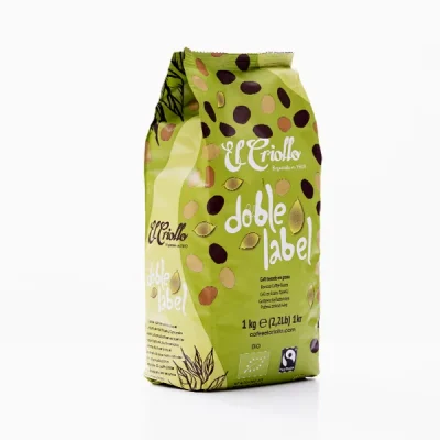 cafe doble label BIO Fairtrade hosteleria