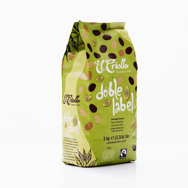 Café Doble Label BIO & Fairtrade 1 cafe doble label BIO Fairtrade hosteleria